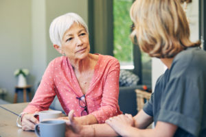 woman talking